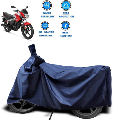 CODOKI Two Wheeler Cover for Hero(Passion Pro i3S, Blue)