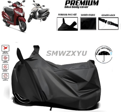 SK AUTO Waterproof Two Wheeler Cover for Honda, Bajaj, Hero(Black)