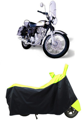 Coxtor Waterproof Two Wheeler Cover for Royal Enfield(Machismo 350, Yellow)