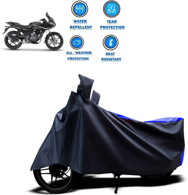 PAGORA Two Wheeler Cover for Bajaj(Pulsar 220 DTS-i, Blue)