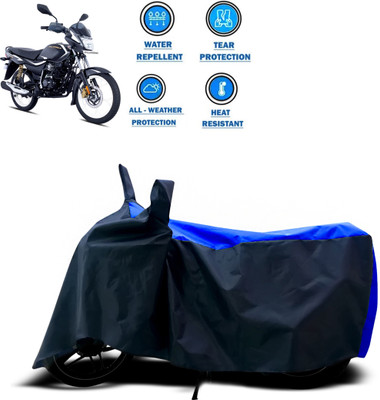 PAGORA Two Wheeler Cover for Bajaj(Platina 110 H-Gear, Blue)