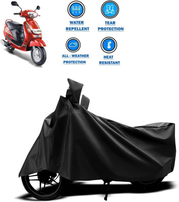 CODOKI Two Wheeler Cover for Mahindra(Duro DZ, Black)