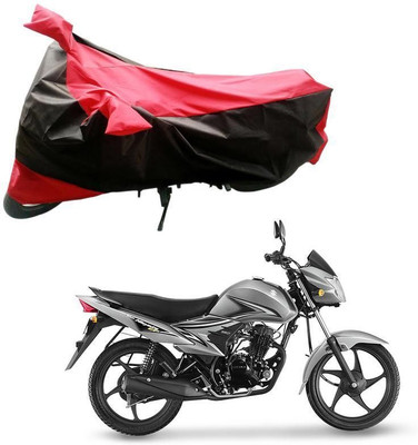 SK AUTO Two Wheeler Cover for Suzuki(Hayate, Black, Red)