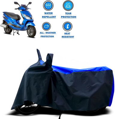 CODOKI Two Wheeler Cover for Bajaj(Blade 125, Blue)