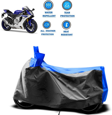 GOSHIV-car and bike accessories Two Wheeler Cover for Yamaha(YZF R1, Grey)