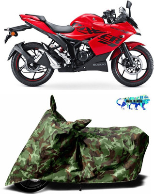 SK AUTO Two Wheeler Cover for Suzuki(Gixxer SF 150, Multicolor)