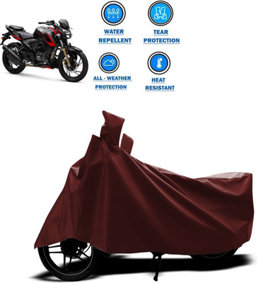 CODOKI Waterproof Two Wheeler Cover for TVS(Apache RTR 200, Maroon)