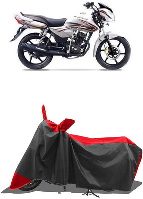 SUGASHRI Waterproof Two Wheeler Cover for TVS(Phoenix 125, Red, Black)