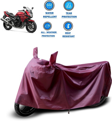 CODOKI Waterproof Two Wheeler Cover for Suzuki(Bandit, Maroon)