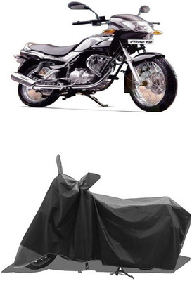 SUGASHRI Waterproof Two Wheeler Cover for TVS(Fiero F2, Grey, Black)