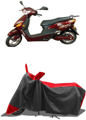 SUGASHRI Waterproof Two Wheeler Cover for Hero(Electric Zippy, Red, Black)