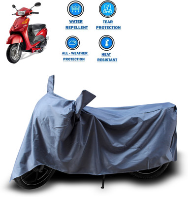 GOSHIV-car and bike accessories Two Wheeler Cover for Indus(Yo EXL, Grey)