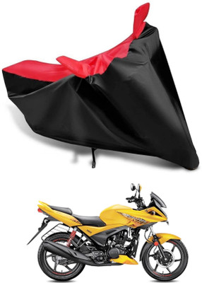 SK AUTO Two Wheeler Cover for Hero(Ignitor, Red, Black)
