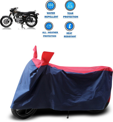 CODOKI Two Wheeler Cover for Royal Enfield(Electra 4S, Red)