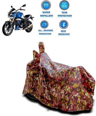CODOKI Two Wheeler Cover for Mahindra(MOJO XT 300, Red)