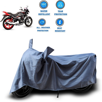 CODOKI Two Wheeler Cover for Hero(CBZ, Grey)