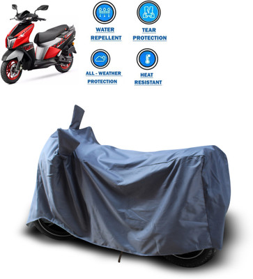 CODOKI Waterproof Two Wheeler Cover for TVS(NTORQ, Grey)