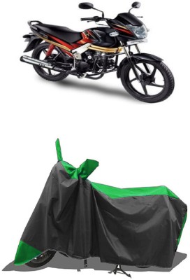 SUGASHRI Waterproof Two Wheeler Cover for Mahindra(Centuro BS6, Green, Black)