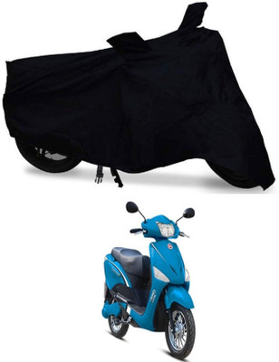 KEDIT Two Wheeler Cover for Hero(Electric Optima Plus, Black)