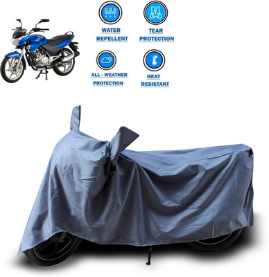 CODOKI Two Wheeler Cover for Bajaj(Discover 135, Grey)