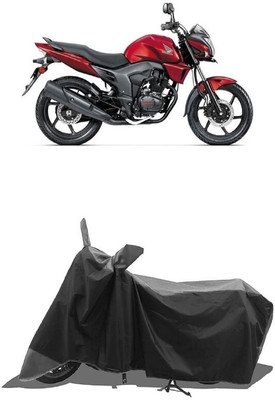 SUGASHRI Waterproof Two Wheeler Cover for Honda(Trigger, Grey, Black)
