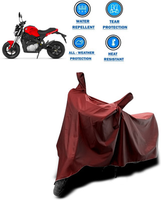 GOSHIV-car and bike accessories Waterproof Two Wheeler Cover for Universal For Bike(Maroon)