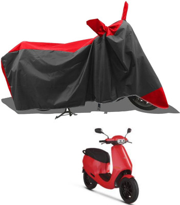SK AUTO Two Wheeler Cover for Ola(Red)