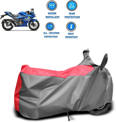 PAGORA Two Wheeler Cover for Suzuki(Gixxer SF 250, Grey)