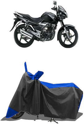 SUGASHRI Waterproof Two Wheeler Cover for Suzuki(GS, Blue, Black)