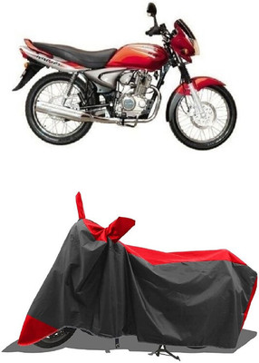 SUGASHRI Waterproof Two Wheeler Cover for Bajaj(Wind 125, Red, Black)