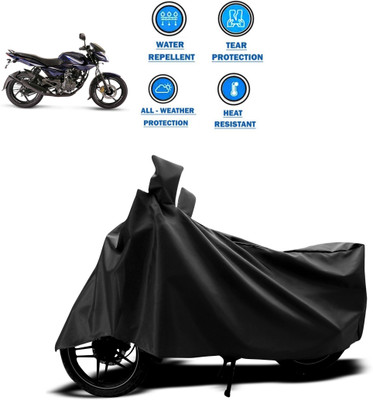 PAGORA Two Wheeler Cover for Bajaj(Pulsar 135 LS DTS-i, Black)