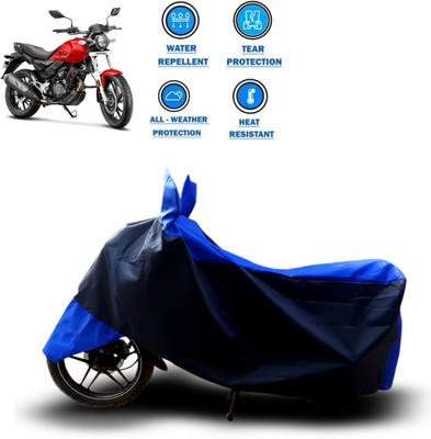 GOSHIV-car and bike accessories Two Wheeler Cover for Hero(Xpulse 200T, Blue)