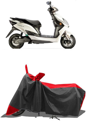 SUGASHRI Waterproof Two Wheeler Cover for Bajaj(ComforTec, Red, Black)