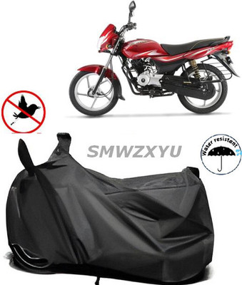 SK AUTO Waterproof Two Wheeler Cover for Bajaj(Platina 100, Black)