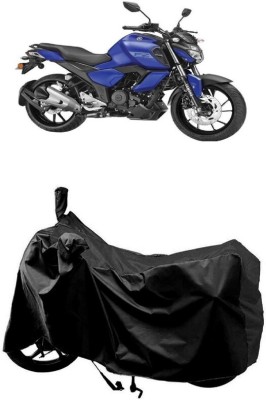 SUGASHRI Waterproof Two Wheeler Cover for Yamaha(FZ-FI, Black)