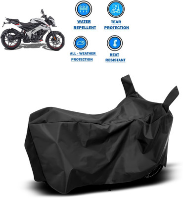 CODOKI Two Wheeler Cover for Bajaj(Pulsar 160 NS DTS-i, Black)