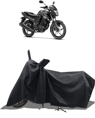 DeepShakshi AUTOMOTIVE Two Wheeler Cover for Yamaha(SZ R, Black)