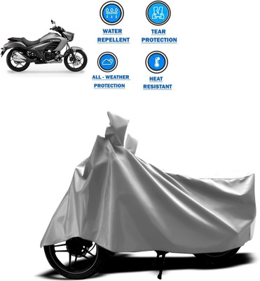 CODOKI Two Wheeler Cover for Suzuki(intruder 150, Silver)