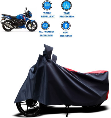 PAGORA Two Wheeler Cover for TVS(Apache RTR 180, Red)