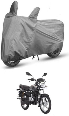 Mdstar Waterproof Two Wheeler Cover for Bajaj(Platina, Grey)
