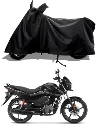 SK AUTO Waterproof Two Wheeler Cover for Hero(Black)