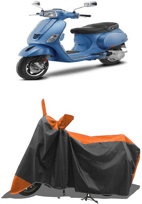SUGASHRI Waterproof Two Wheeler Cover for Piaggio(Vespa SXL, Orange, Black)