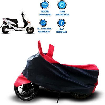 CODOKI Two Wheeler Cover for Hero(Electric Cruz, Red)