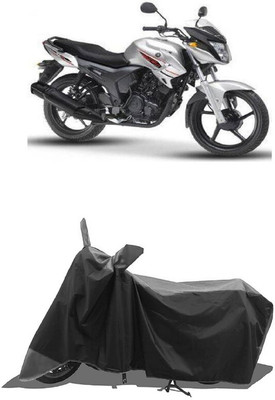 SUGASHRI Waterproof Two Wheeler Cover for Yamaha(SZ-RR V2, Grey, Black)
