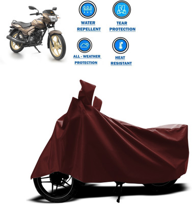 CODOKI Waterproof Two Wheeler Cover for TVS(Star City, Maroon)