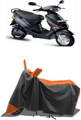SUGASHRI Waterproof Two Wheeler Cover for Hero(E Sprint, Orange, Black)