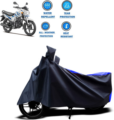 PAGORA Two Wheeler Cover for Suzuki(Hayate EP, Blue)