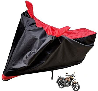 SK AUTO Waterproof Two Wheeler Cover for Hero(Hunk, Black, Red)