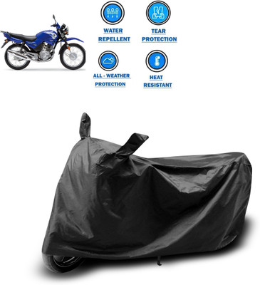 CODOKI Two Wheeler Cover for Yamaha(YBR 125, Black)
