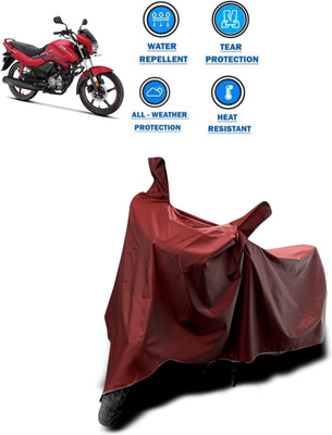 PAGORA Waterproof Two Wheeler Cover for Hero(Maroon)